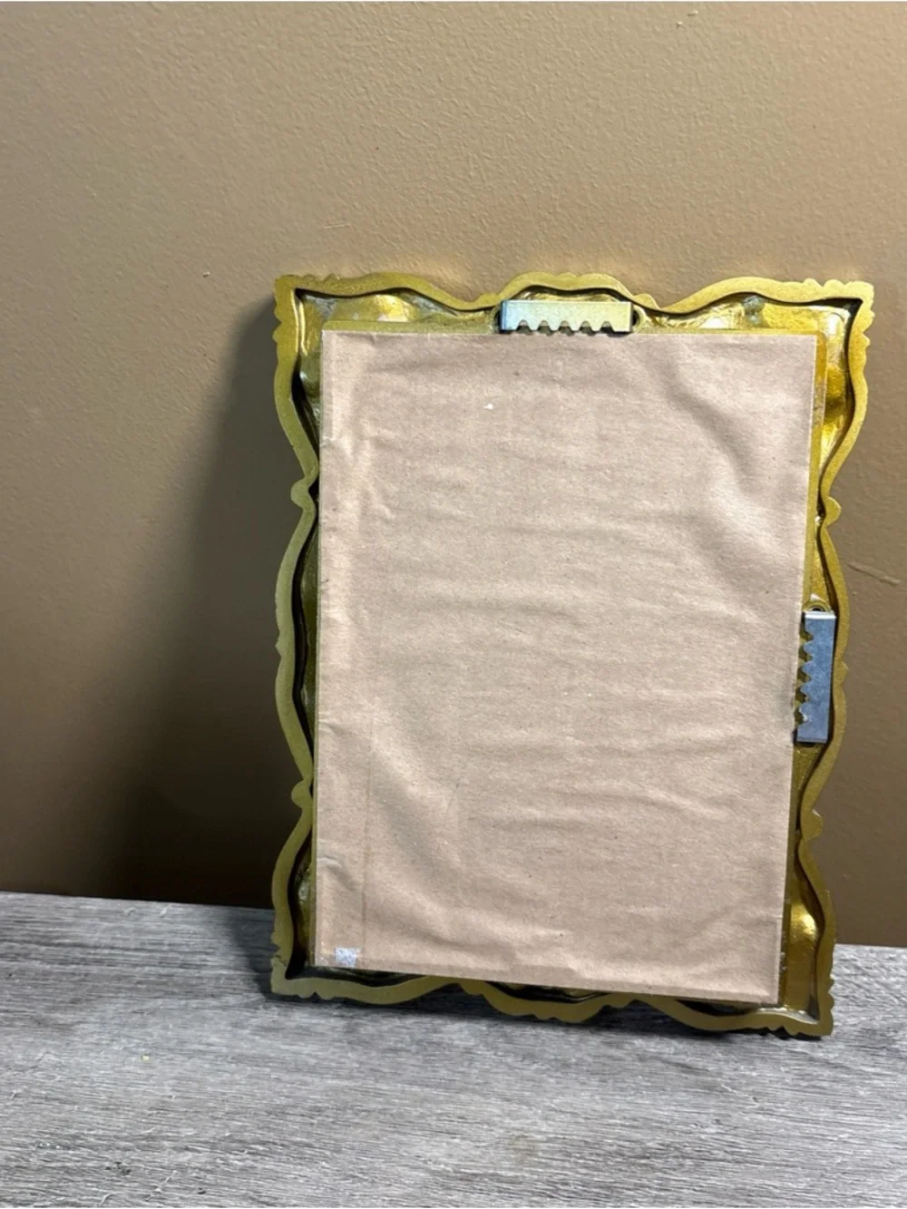 MCM Mirrors/ 1 small Mirrors in Gold and Red Resin Frame/Pair of Gallery Mirrors